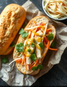 Banh Mi au poulet et au CBD