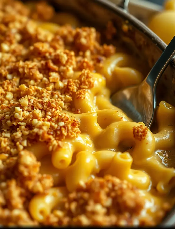 Mac & cheese fondant au CBD