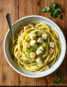 Pates au crabe,à l'avocat et au CBD